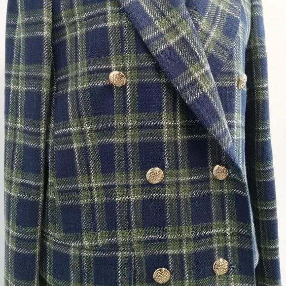 LAFAYETTE 148 NEW YORK Delft Multi Double-Breasted Trenchcoat
